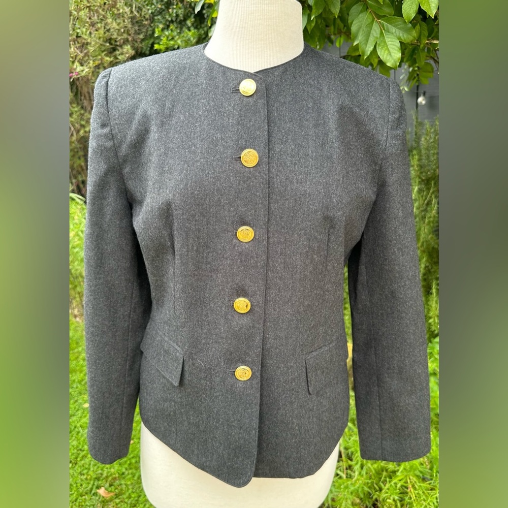 Talbots Collarless Blazer - size 8P